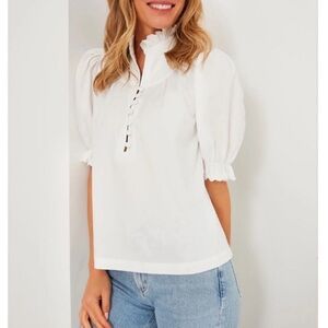 POMANDER PLACE White Selena Blouse